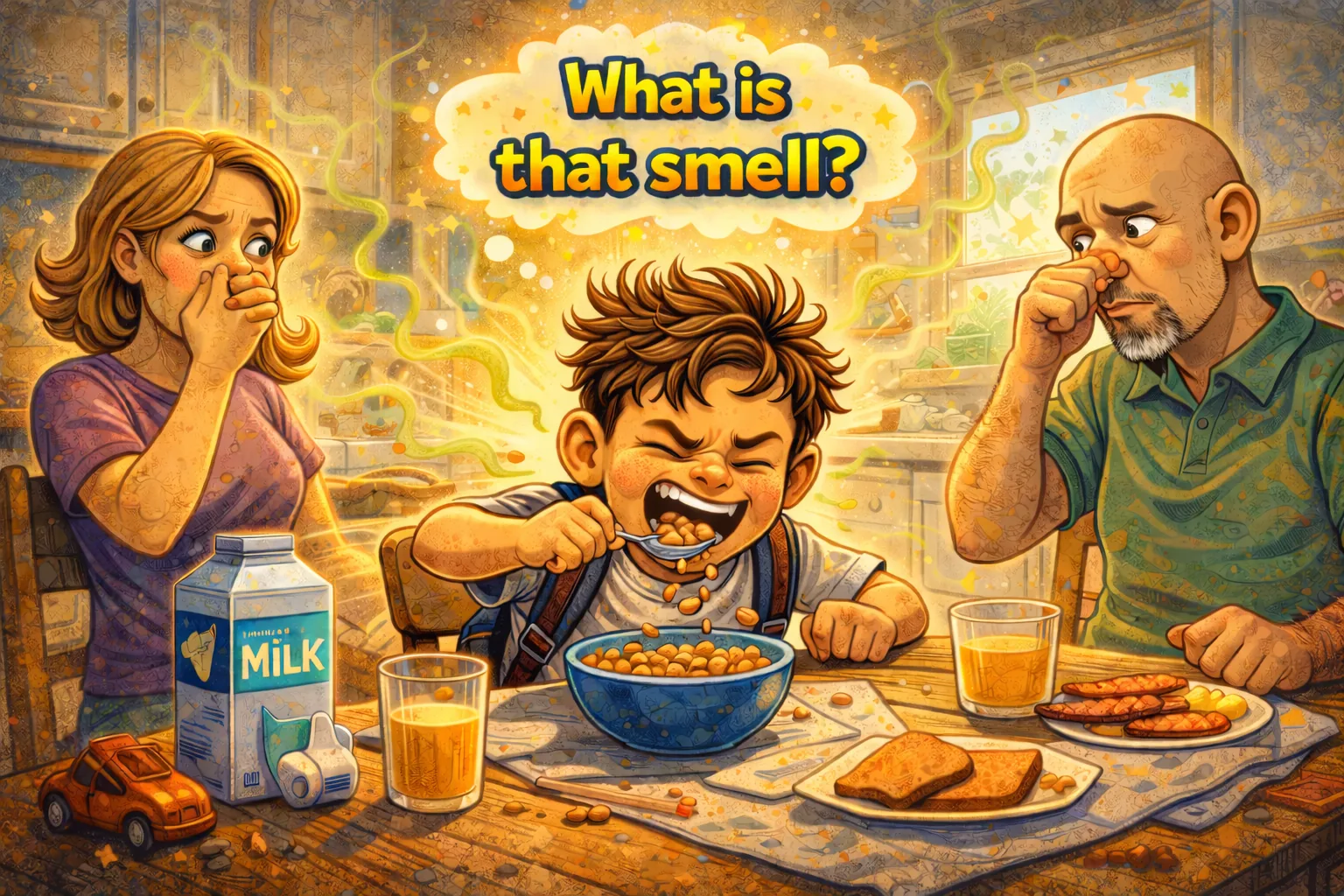 Illustrated sample from Toilet Face, preview 6
